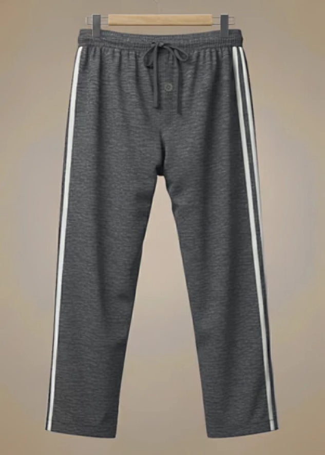Men's Jersey Pant Side Stripe - Grey