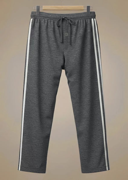Men's Jersey Pant Side Stripe - Grey