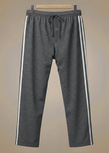 Men's Jersey Pant Side Stripe - Grey
