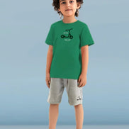 Kids Tee & short Set - Green