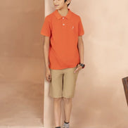 Kids Polo Shirts - Orange