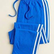 Men's Jersey Pant Side Stripe - Royal Blue