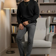 Men's Regular Sweatshirt - Black