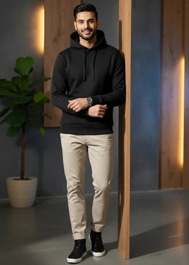Men's Regular Hood - Black