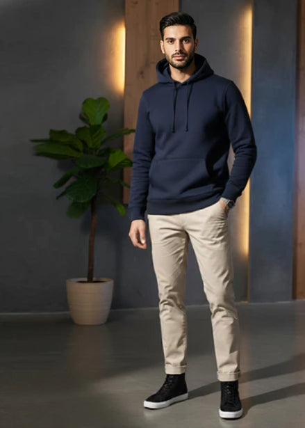 Men's Regular Hood - Navy Blue