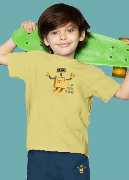 Kids Tee & Short Set - Butter Yellow