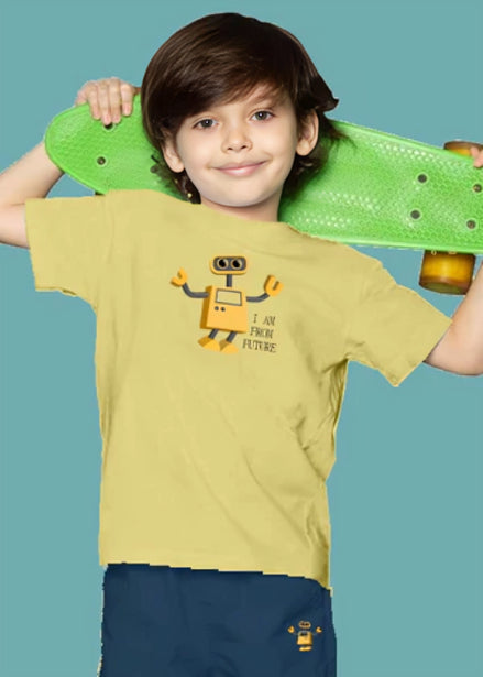 Kids Tee & Short Set - Butter Yellow