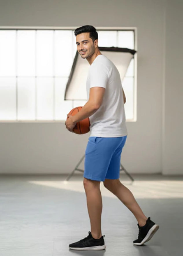 Men's Terry Short - Cornflower Blue