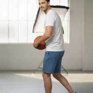 Men's Terry Short - Steel Blue