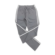 Men's Jersey Pant Side Stripe - Stone Grey