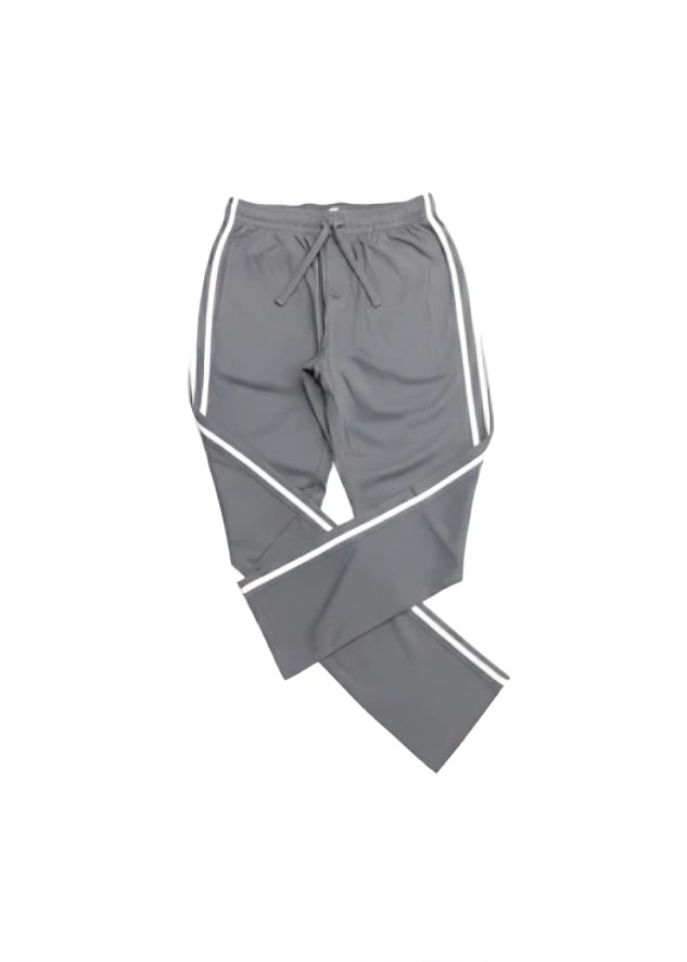 Men's Jersey Pant Side Stripe - Stone Grey