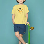 Kids Tee & Short Set - Butter Yellow