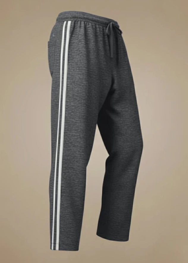 Men's Jersey Pant Side Stripe - Grey
