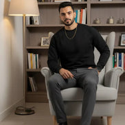 Men's Regular Sweatshirt - Black