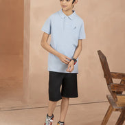 Kids Polo Shirt - Sky Blue