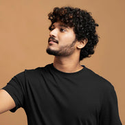 Men's Cotton T-Shirt - Black