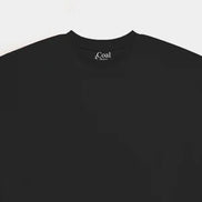 Women Basic Oversized T-Shirt - Black