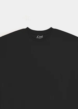 Women Basic Oversized T-Shirt - Black