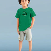 Kids Tee & short Set - Green