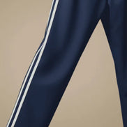 Men's Jersey Pant Side Stripe - Navy Blue