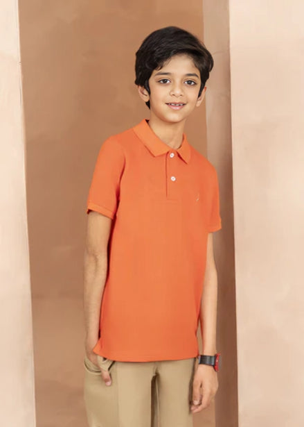 Kids Polo Shirts - Orange