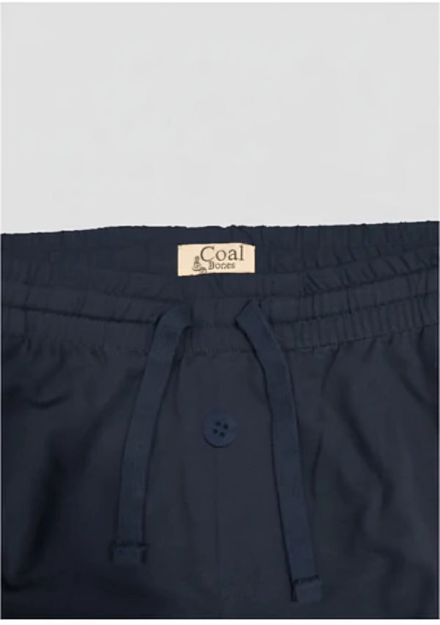 Men's Jersey Pajama - Navy Blue