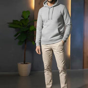 Men's Regular Hood - Light Grey