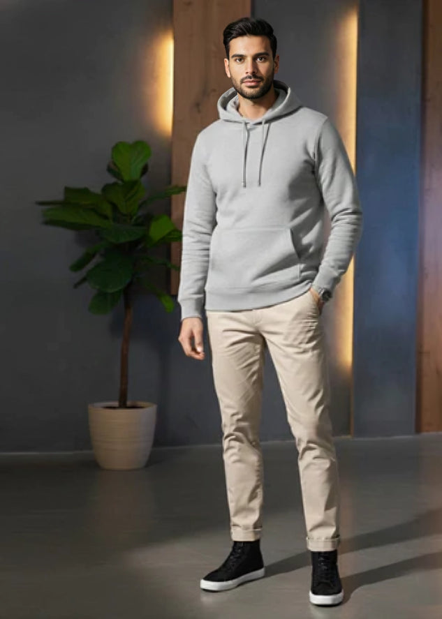 Men's Regular Hood - Light Grey