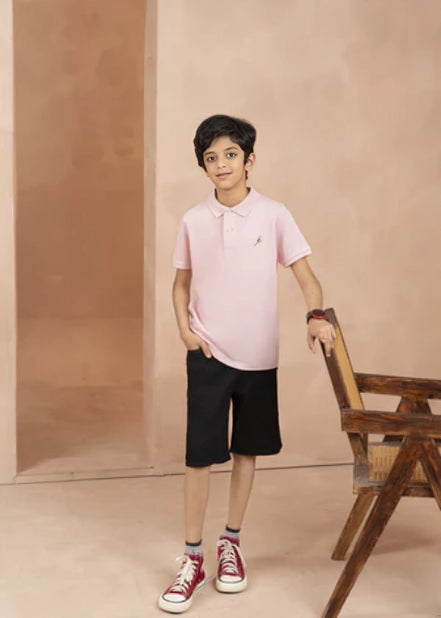 Kids Polo Shirt - Pink