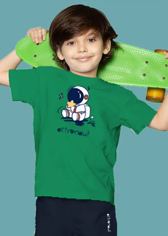 Kids Tee & Short Set - Dark Green