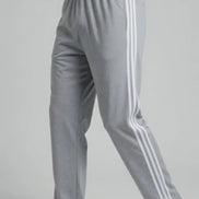 Men's Jersey Pant Side Stripe - Light Grey
