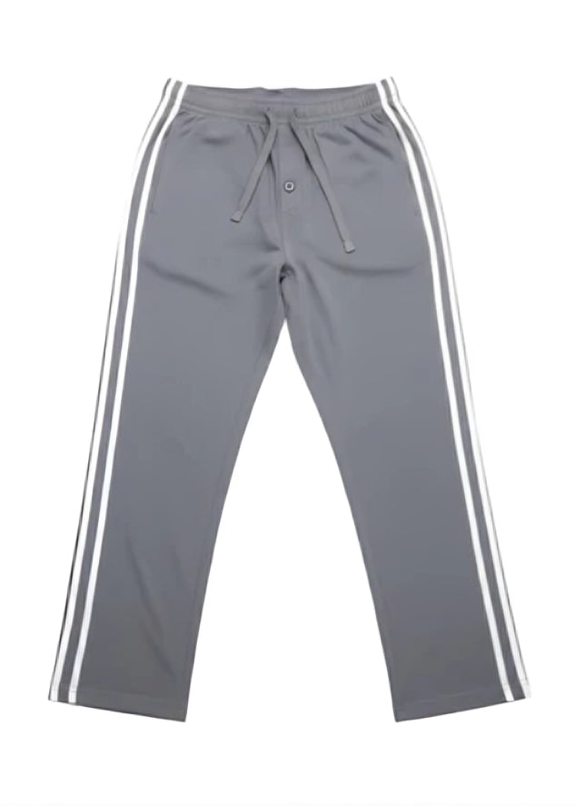 Men's Jersey Pant Side Stripe - Stone Grey