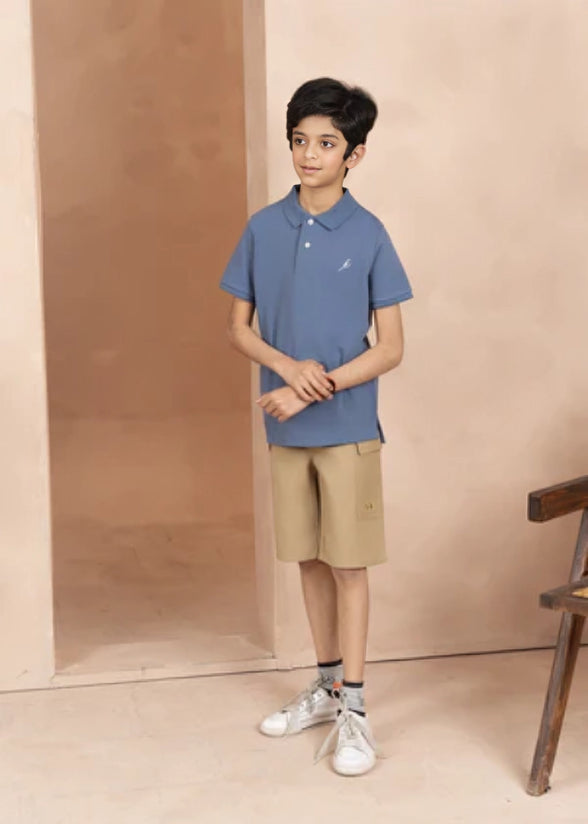 Kids Polo Shirt - Blue
