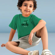 Kids Tee & short Set - Green